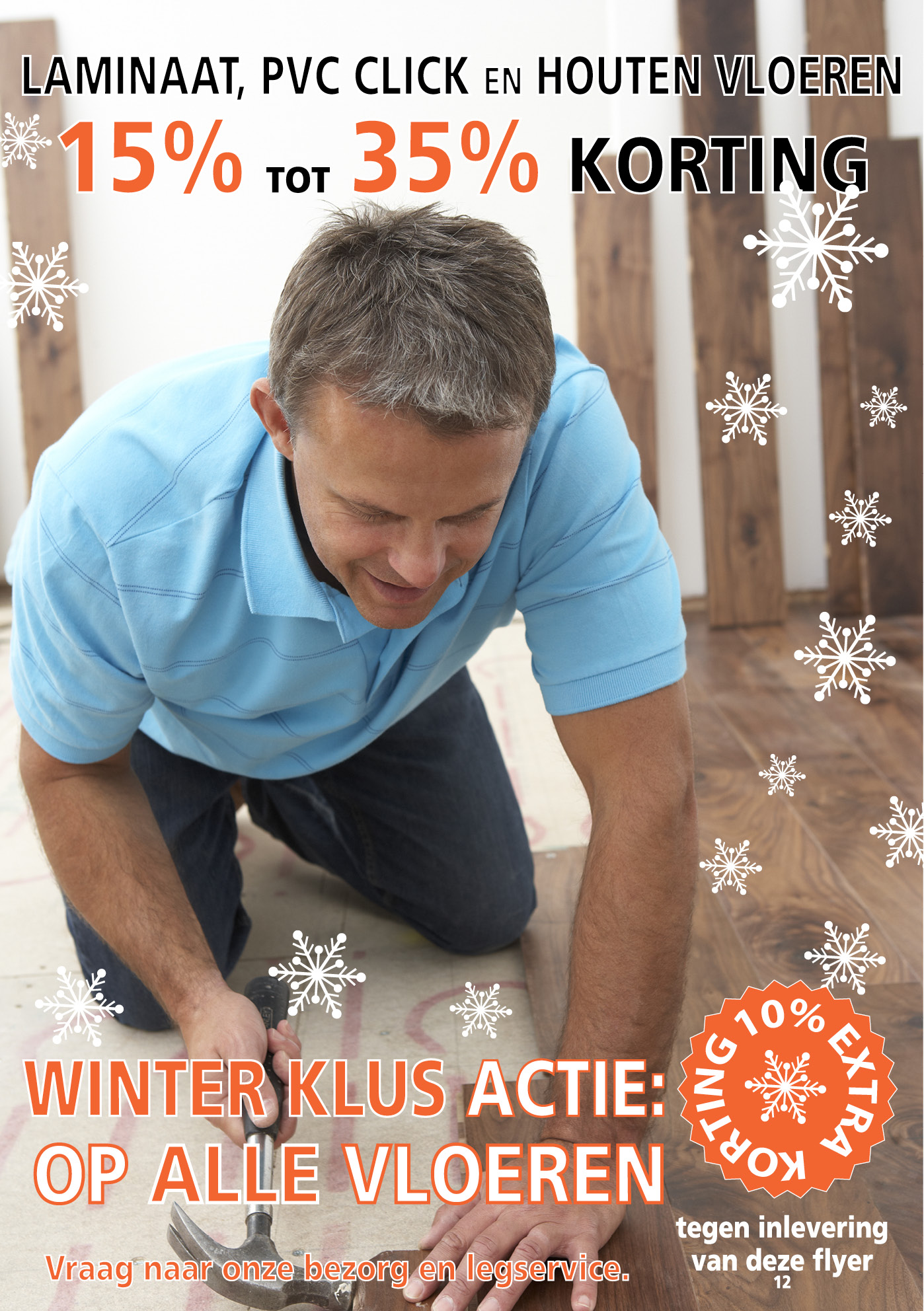 Winterklus Korting bij Noord West Vloeren Outlet