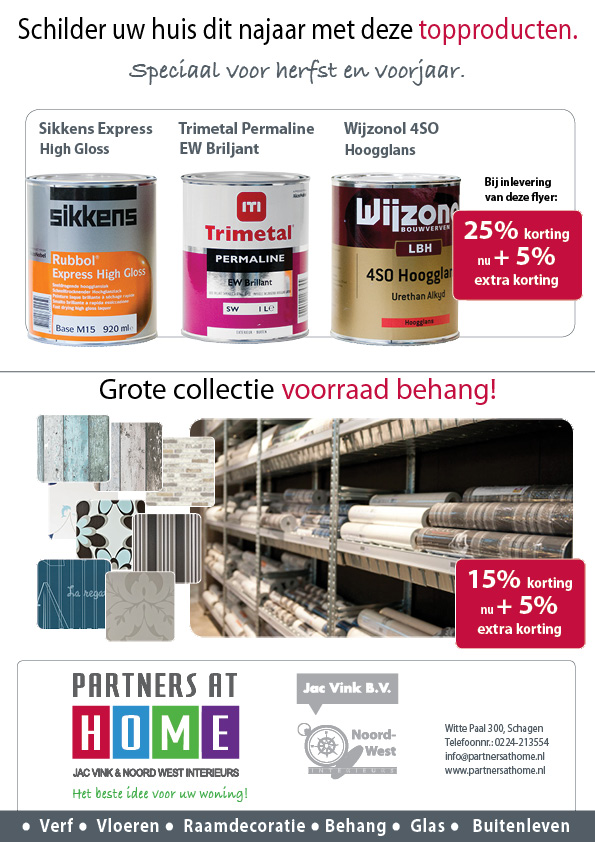 Najaarsacties bij Partners at Home