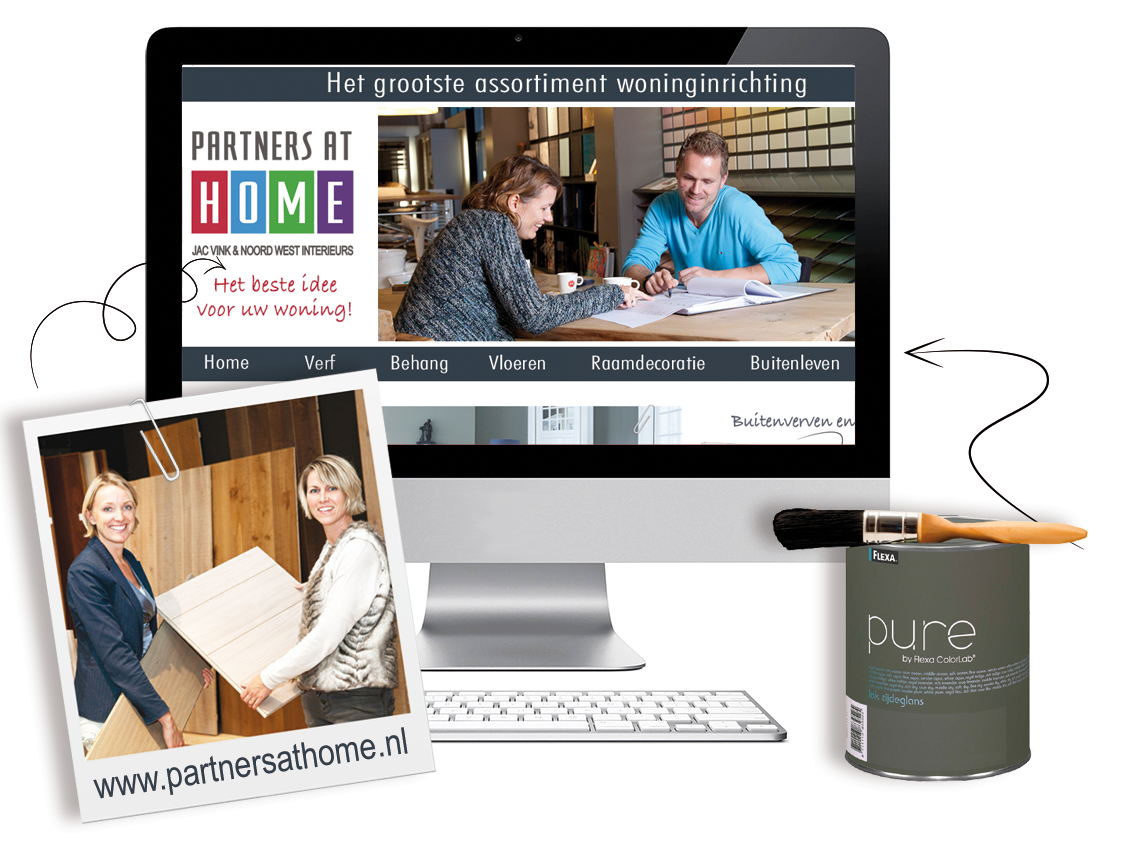 Nieuwe webshop van Partners at Home vanaf vandaag online