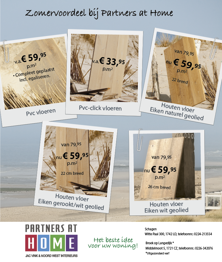 Zomerseizoen van start bij Partners at Home.