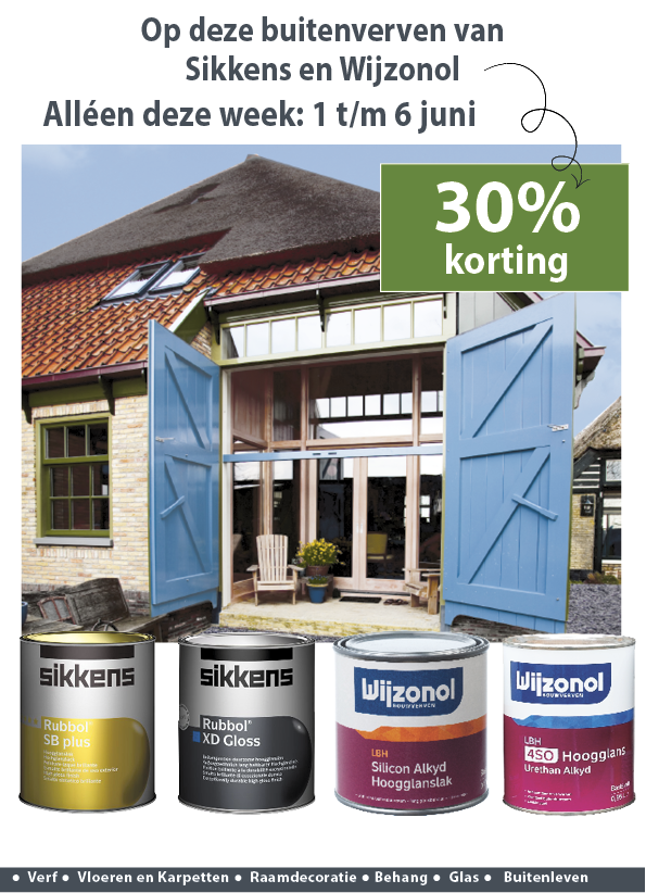 Superhoge kortingen In de week van:  1 t/m 6 juni