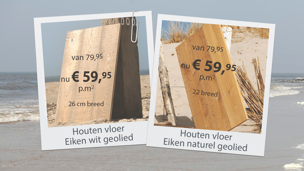 Prachtige houten vloeren nu vanaf € 59,95