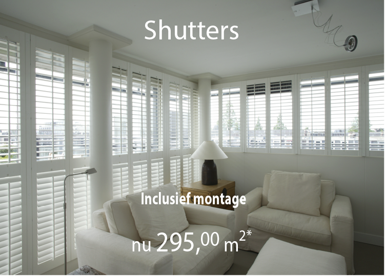 Geef sfeer aan uw huis met  shutters van Partners at Home