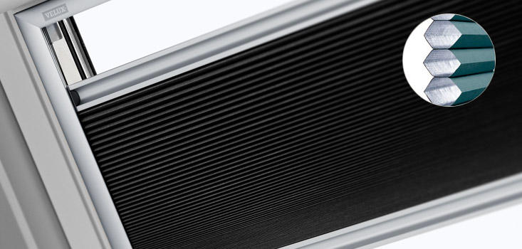 VELUX verduisterend plisségordijn