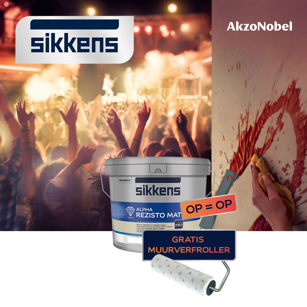 Bij aankoop van Alpha Rezisto mat of Alphacryl Pure mat 