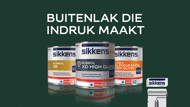 Buitenlak die indruk maakt