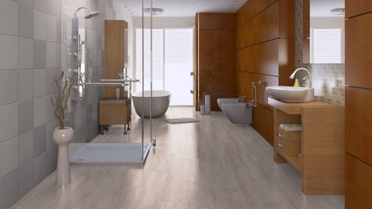 PVC VLOER voor in de BADKAMER