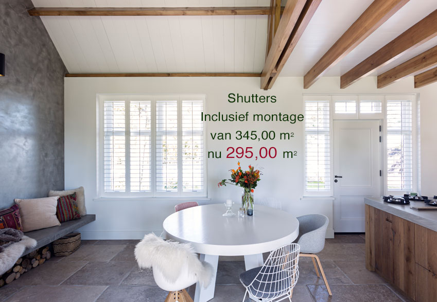 Superaanbieding shutters