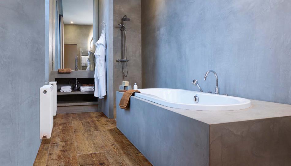 PVC met houteffecten, ook voor in de badkamer