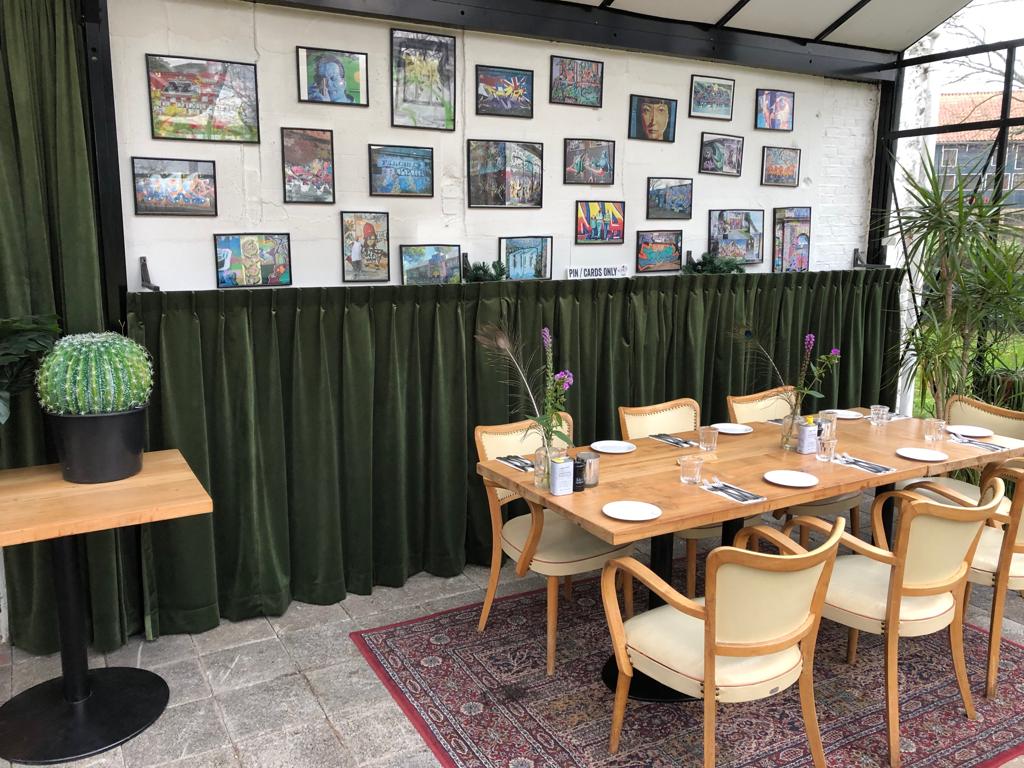 Sfeervolle veloursgordijnen