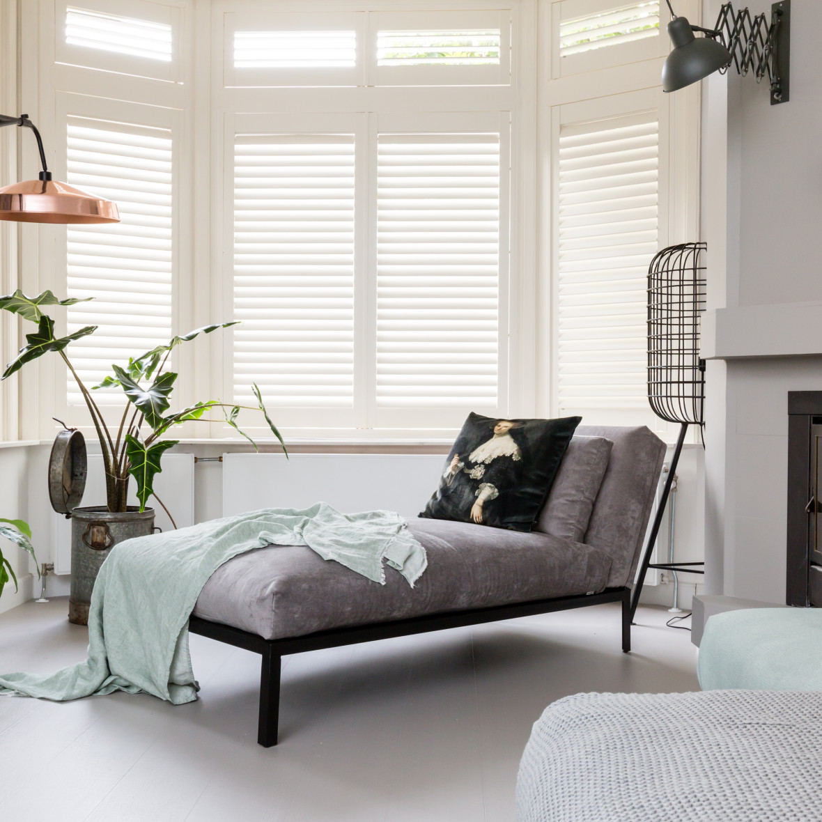 Witte shutters voor veel licht In uw woning