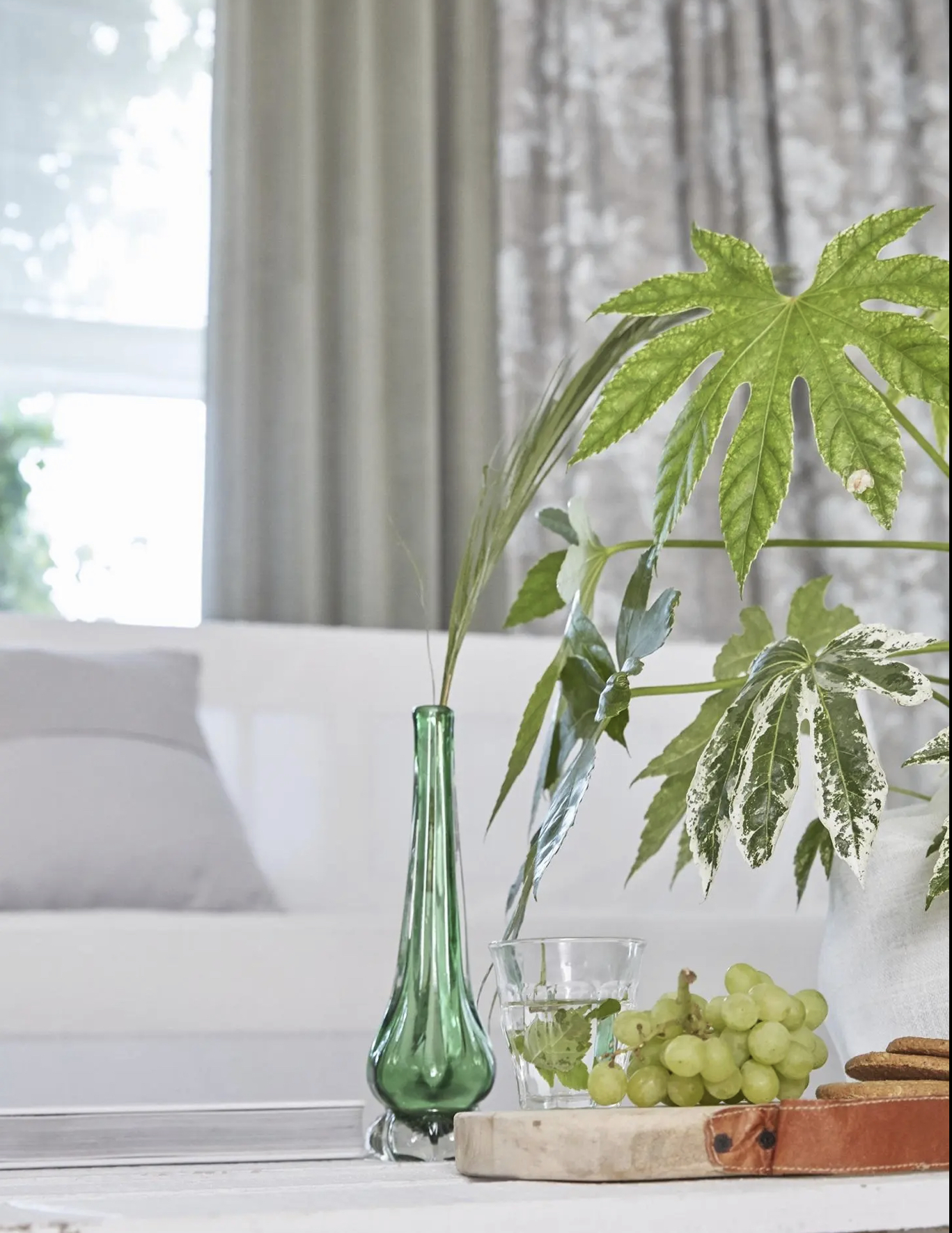 Botanisch wonen-Gordijninspiratie met groen in de hoofdrol!